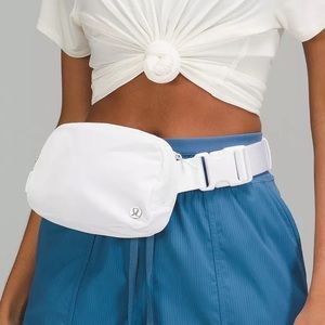 White Lululemon Belt Bag